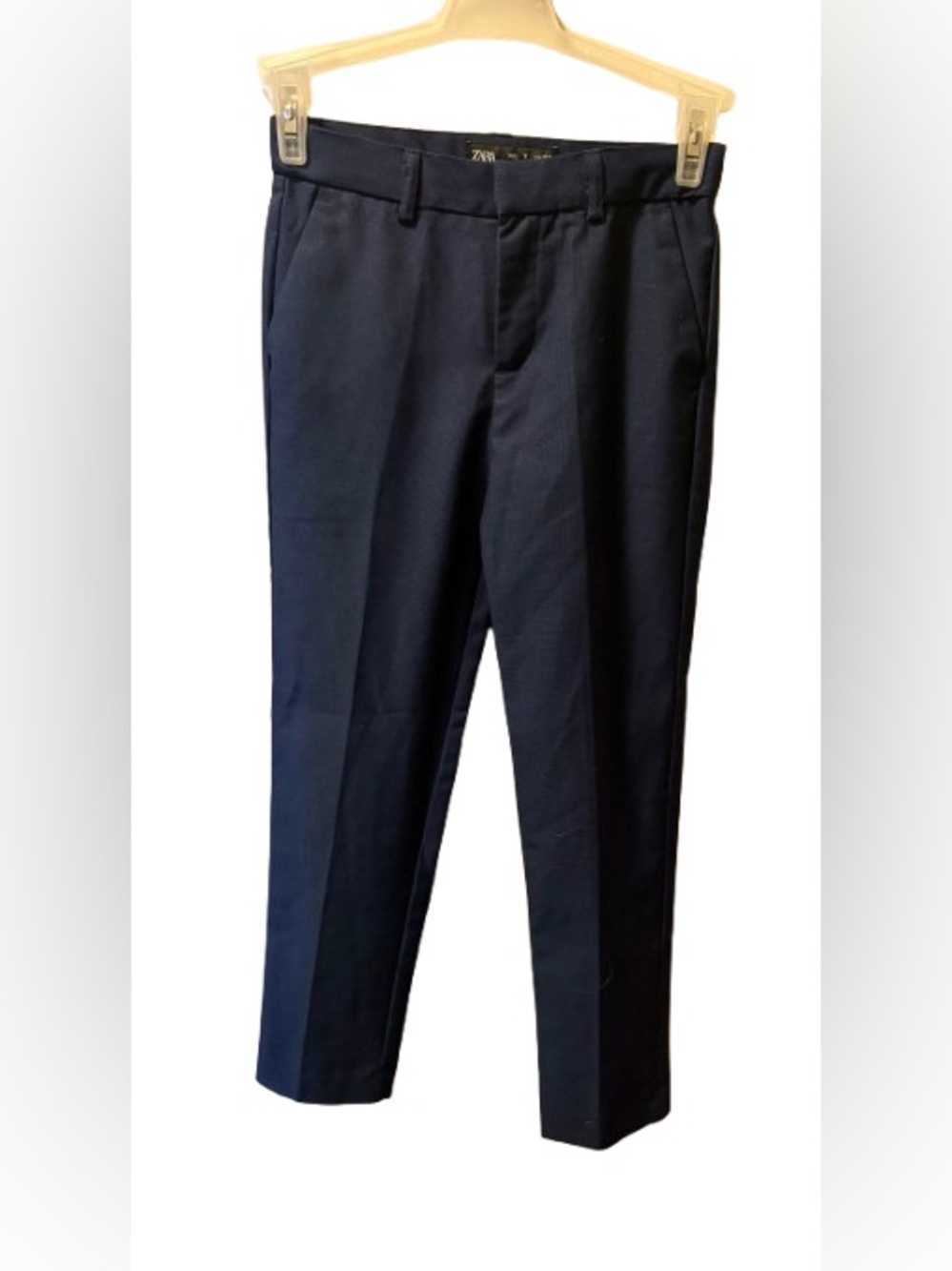 Zara Navy Tailored Pants — Girls Size 7 / 122 cm
